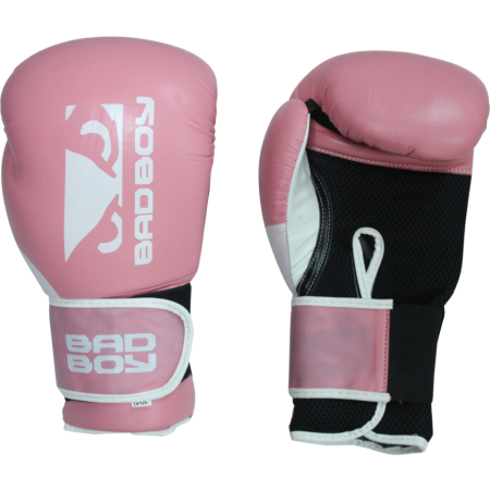 Guantes de boxeo Bad Boy de cuero sintético. Alta resistencia y calidad garantizada.
