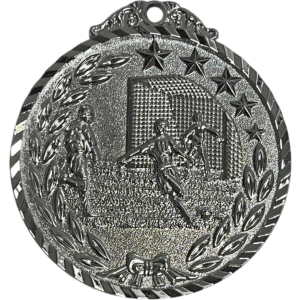 Medalla plateada de fútbol
