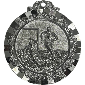 Medalla plateada de fútbol