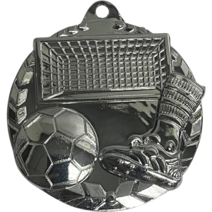 Medalla plateada de fútbol